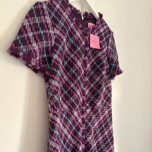 Statement piece Kate Spade New York Plaid Winter Tweed Dress – Size UK 8 – BNWT